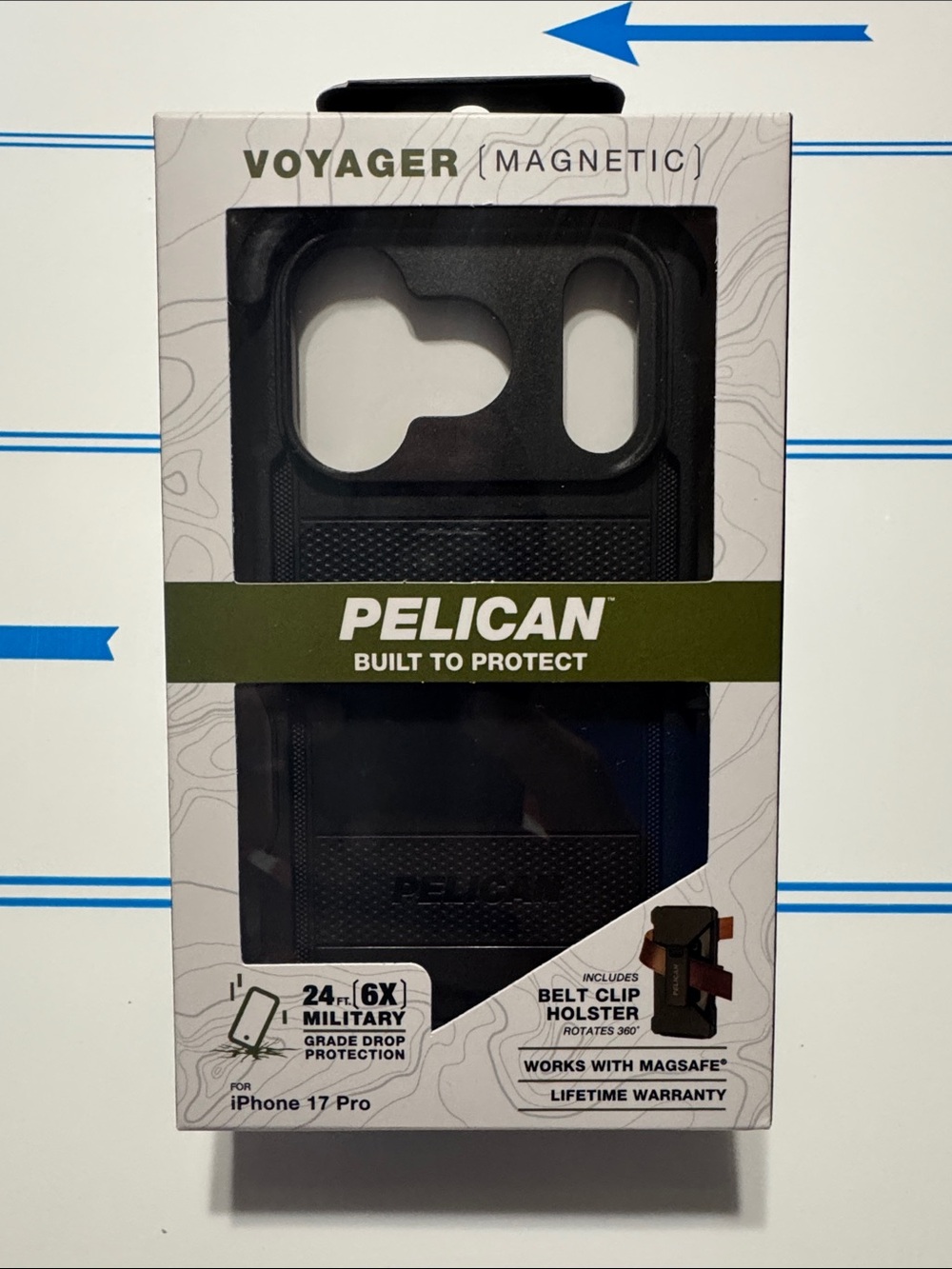 Voyager Magnetic Protective Case for iPhone 17 Pro - Black